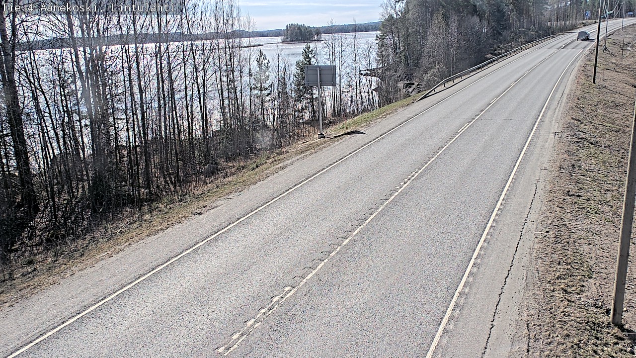 Weather Camera Image Väg 4 Äänekoski, Lintulahti, Äänekoski, Keski-Suomi