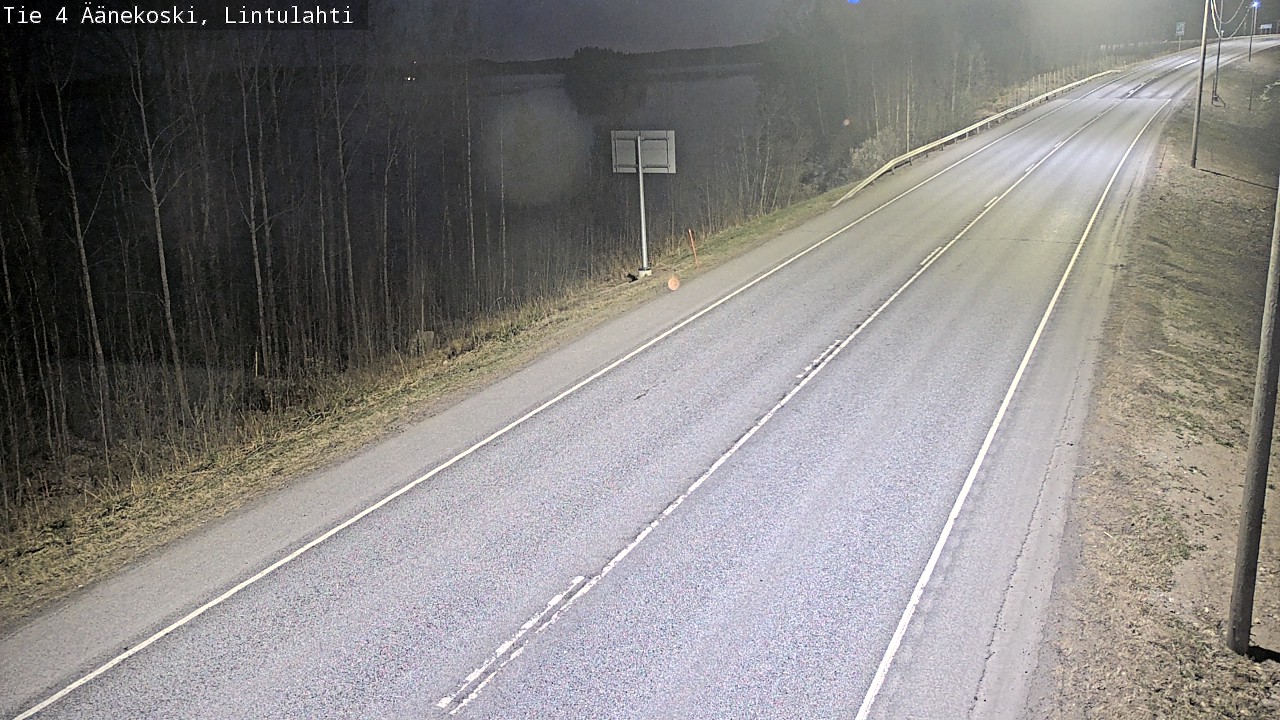 Weather Camera Image Väg 4 Äänekoski, Lintulahti, Äänekoski, Keski-Suomi
