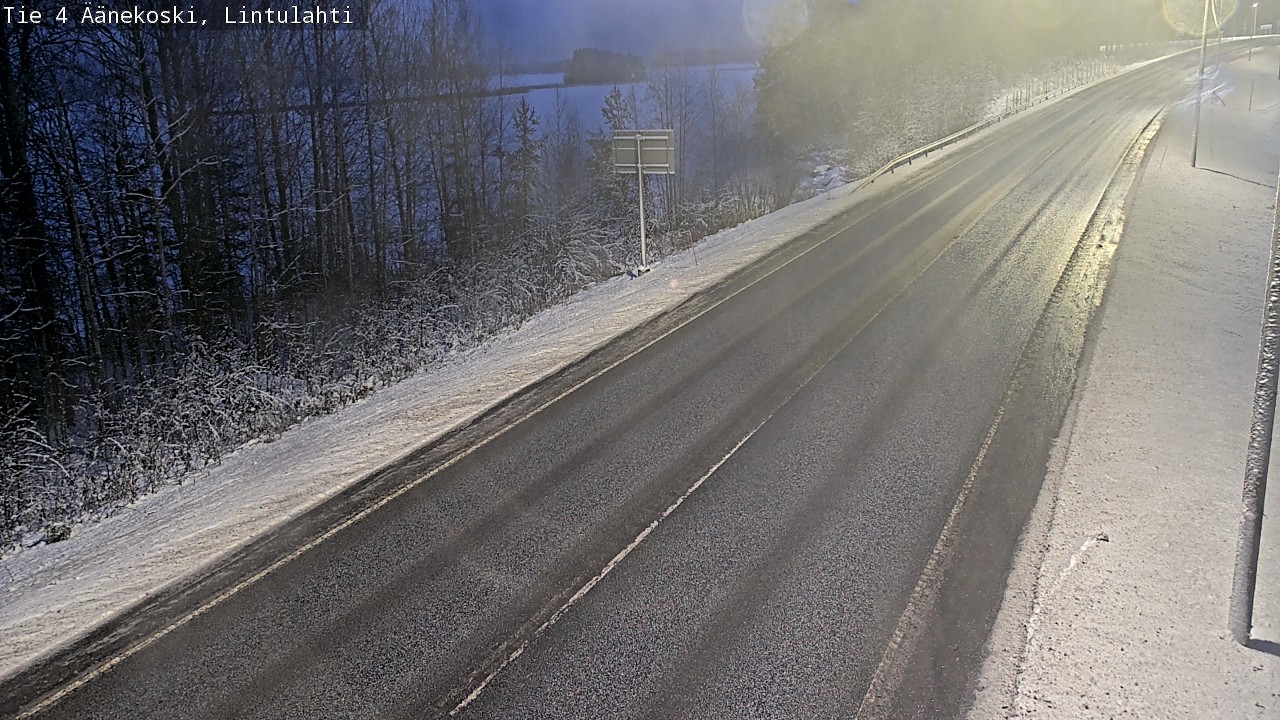 Weather Camera Image Väg 4 Äänekoski, Lintulahti, Äänekoski, Keski-Suomi