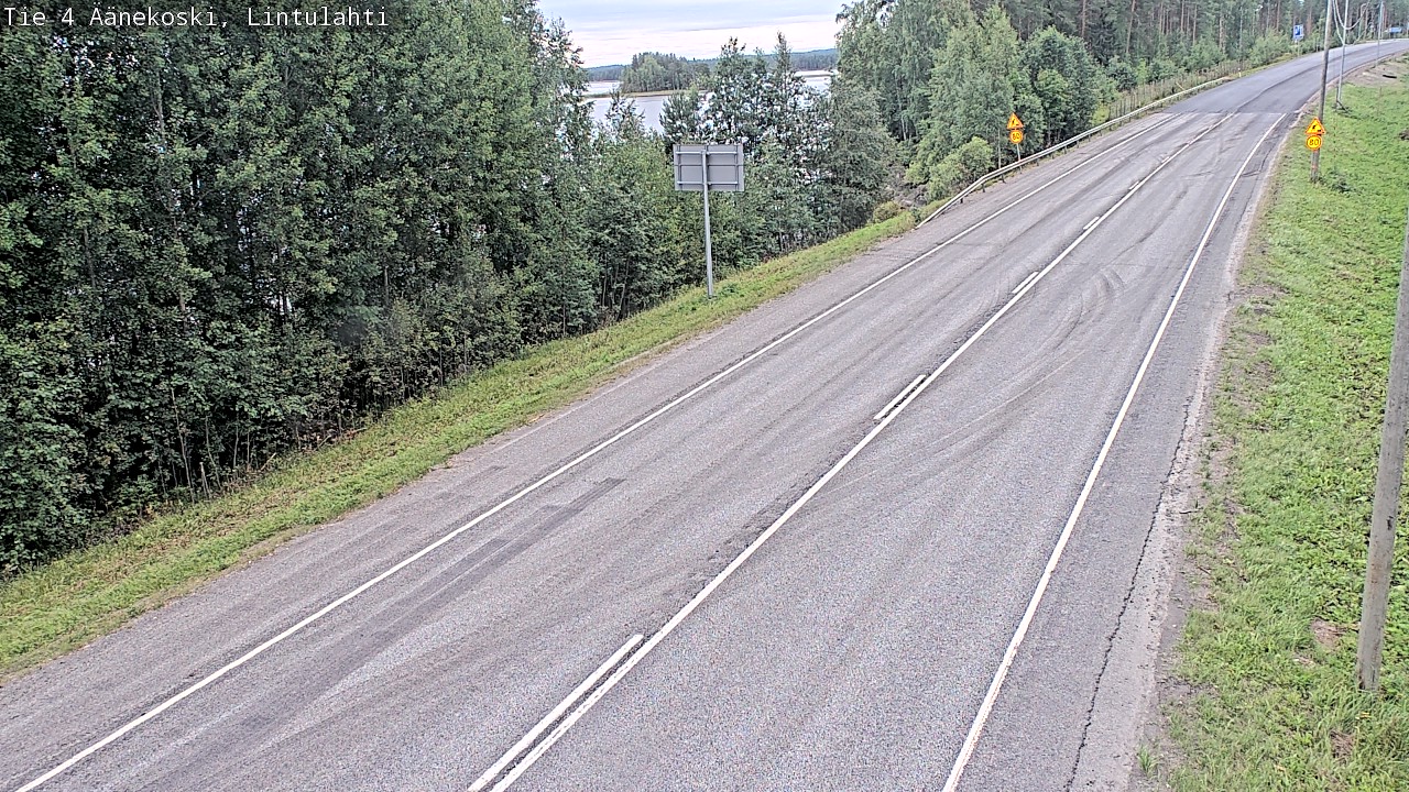 Weather Camera Image Road 4 Äänekoski, Lintulahti, Äänekoski, Keski-Suomi