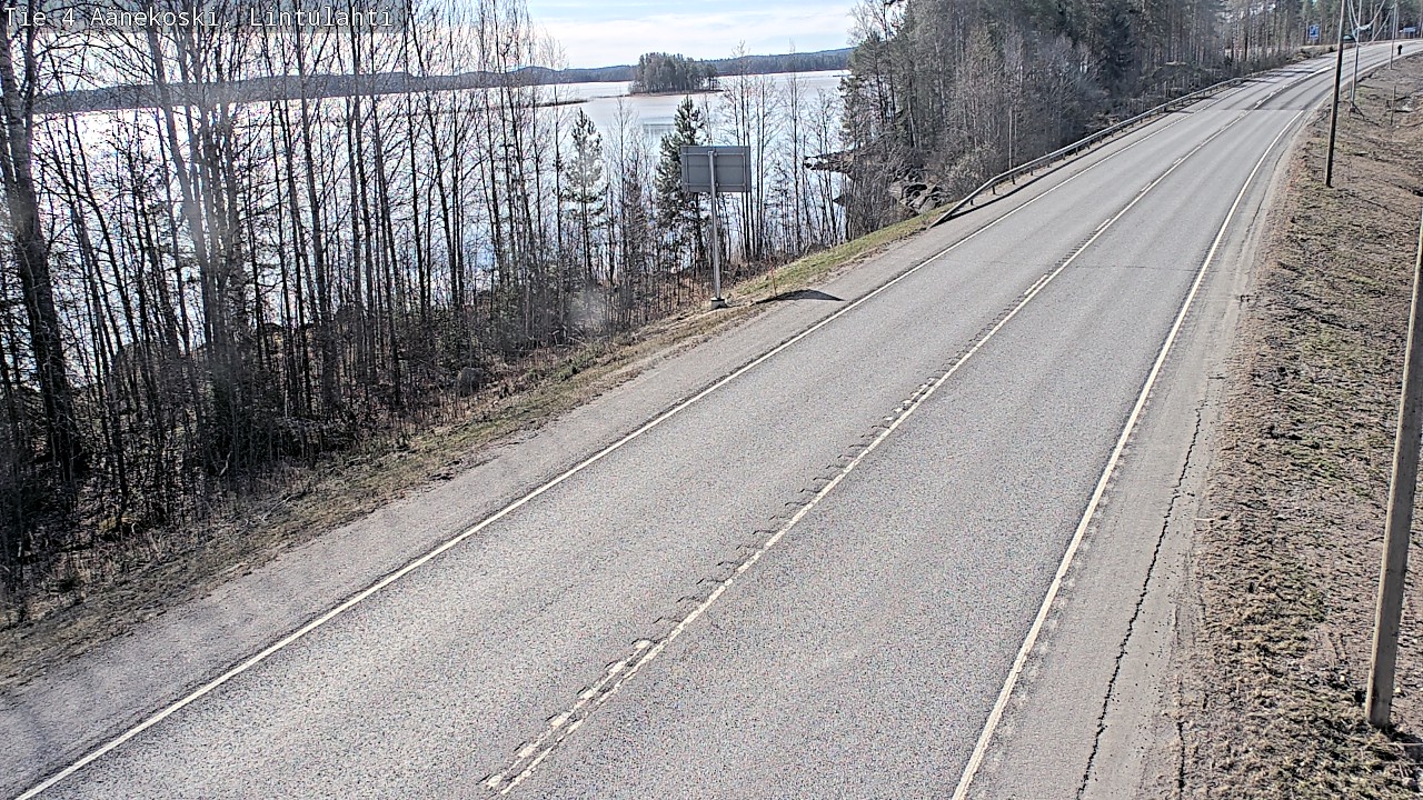 Weather Camera Image Väg 4 Äänekoski, Lintulahti, Äänekoski, Keski-Suomi