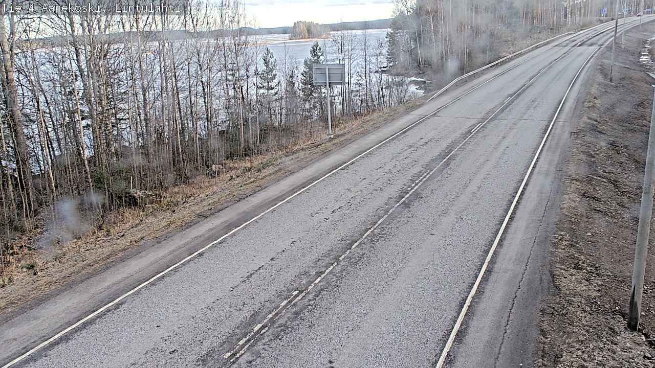 Weather Camera Image Road 4 Äänekoski, Lintulahti, Äänekoski, Keski-Suomi