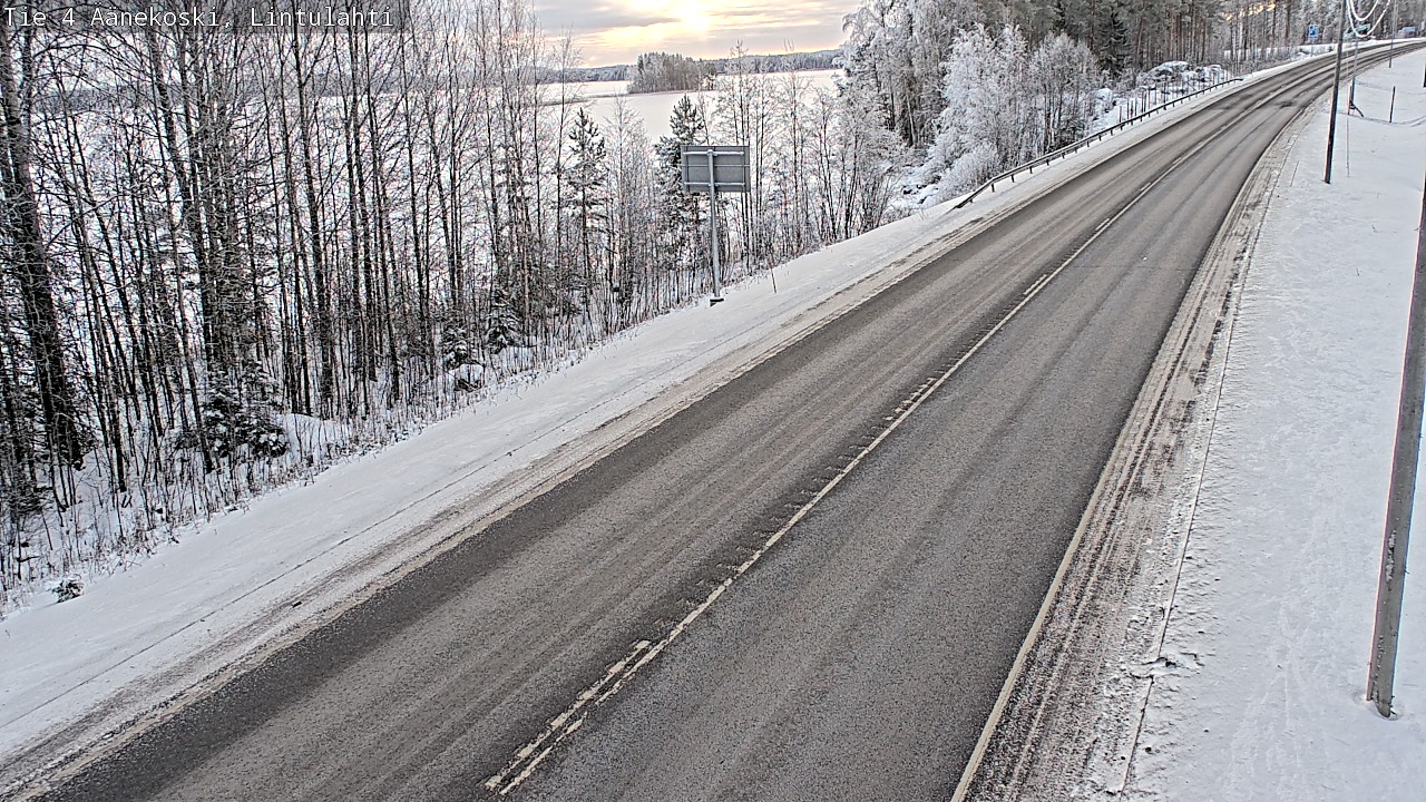 Weather Camera Image Road 4 Äänekoski, Lintulahti, Äänekoski, Keski-Suomi