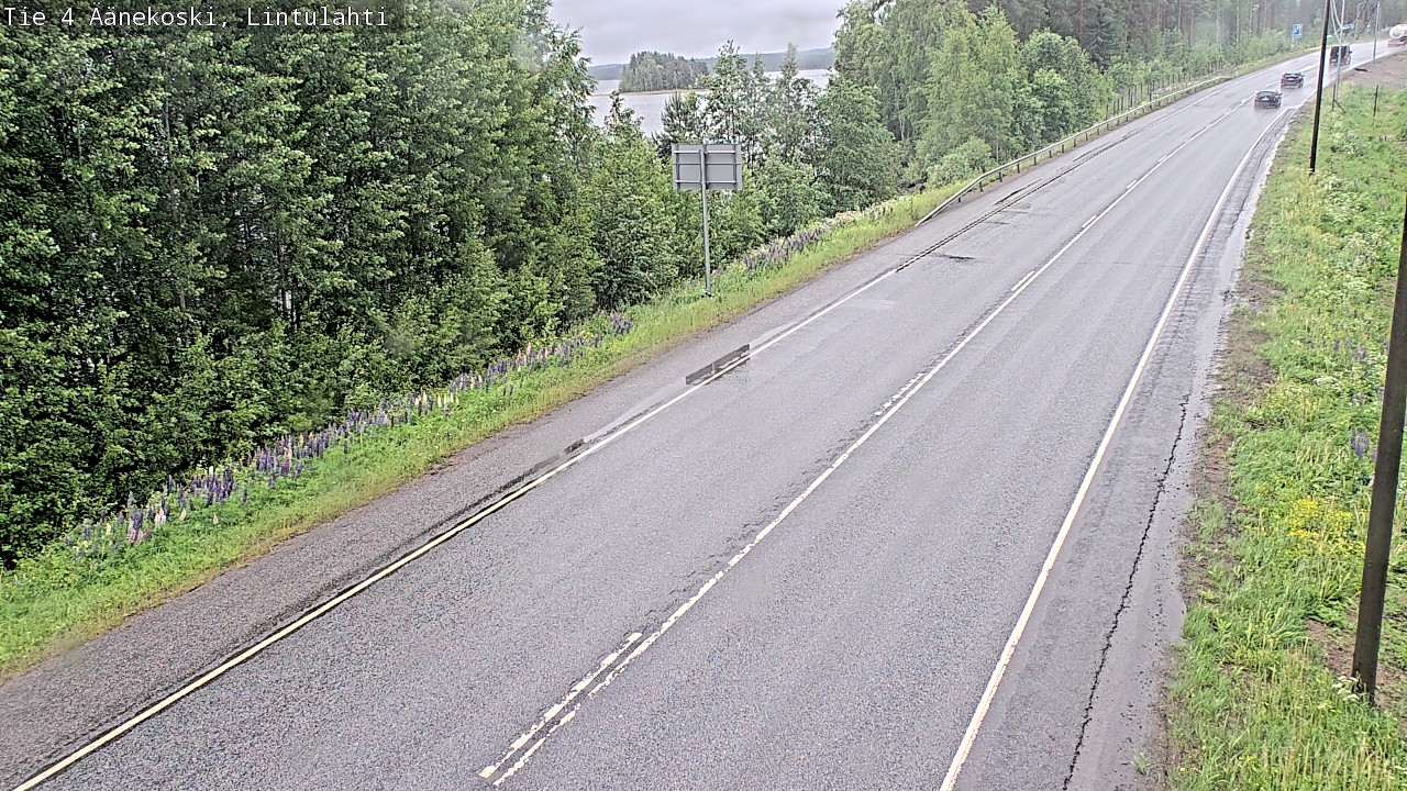 Weather Camera Image Väg 4 Äänekoski, Lintulahti, Äänekoski, Keski-Suomi