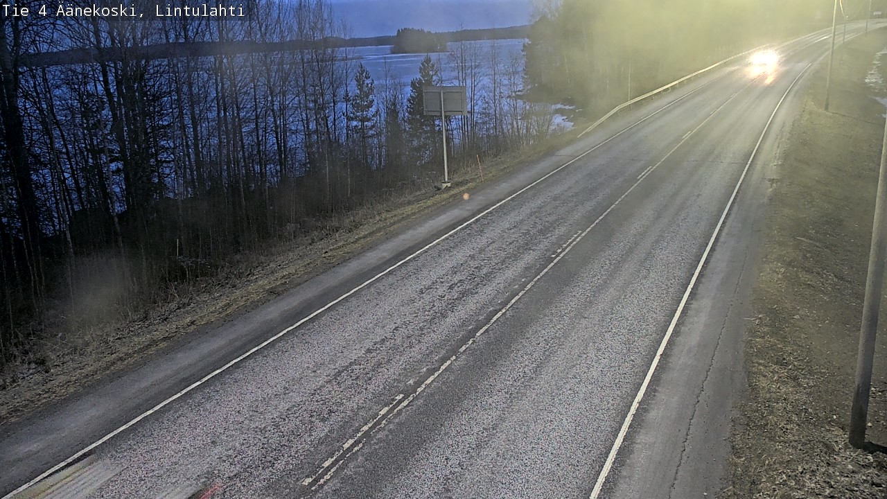Weather Camera Image Road 4 Äänekoski, Lintulahti, Äänekoski, Keski-Suomi