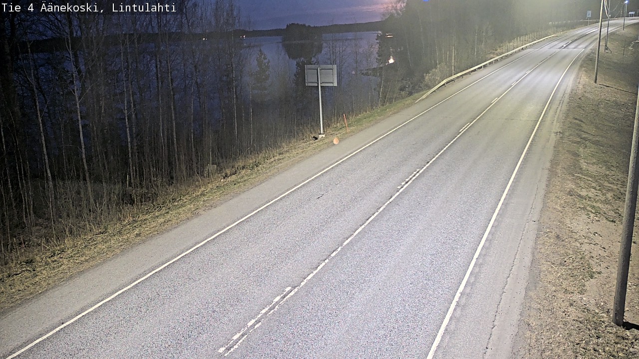 Weather Camera Image Väg 4 Äänekoski, Lintulahti, Äänekoski, Keski-Suomi