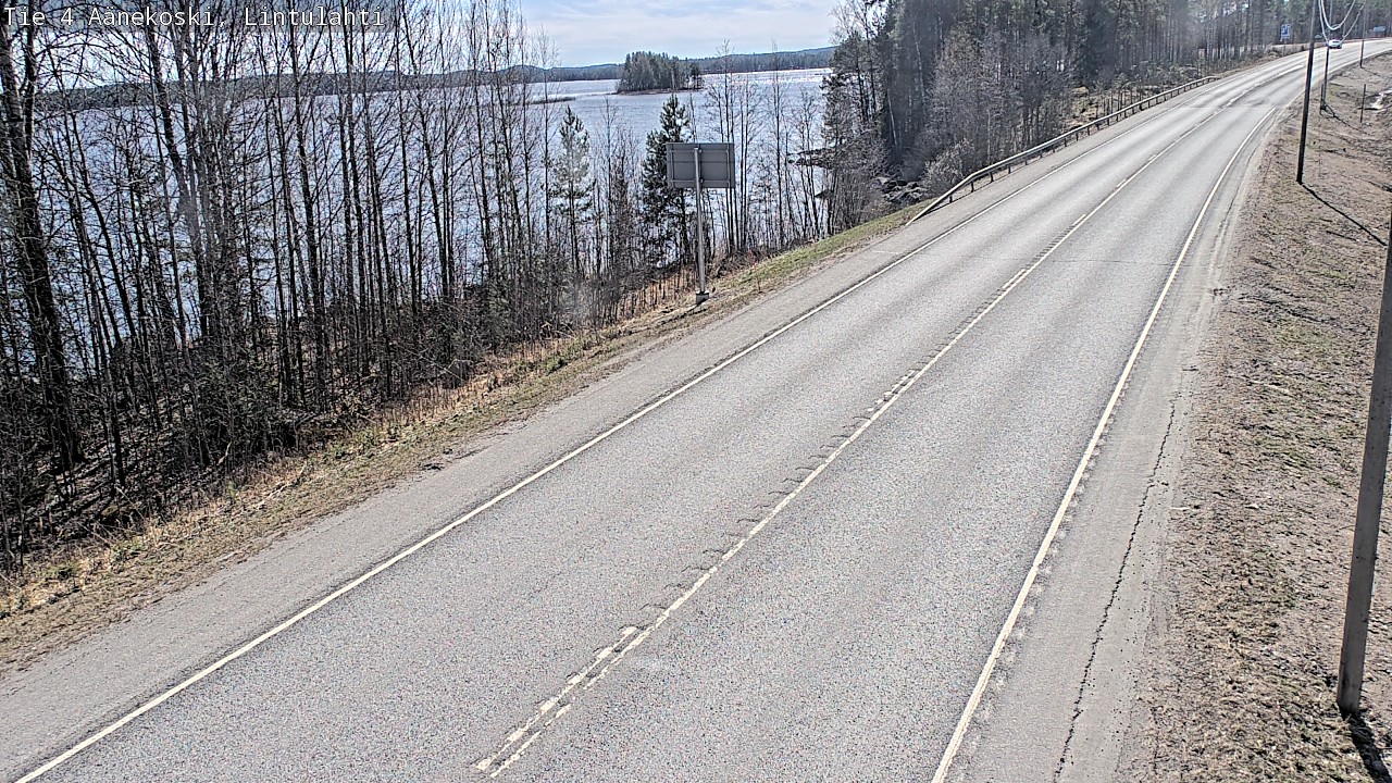 Weather Camera Image Väg 4 Äänekoski, Lintulahti, Äänekoski, Keski-Suomi