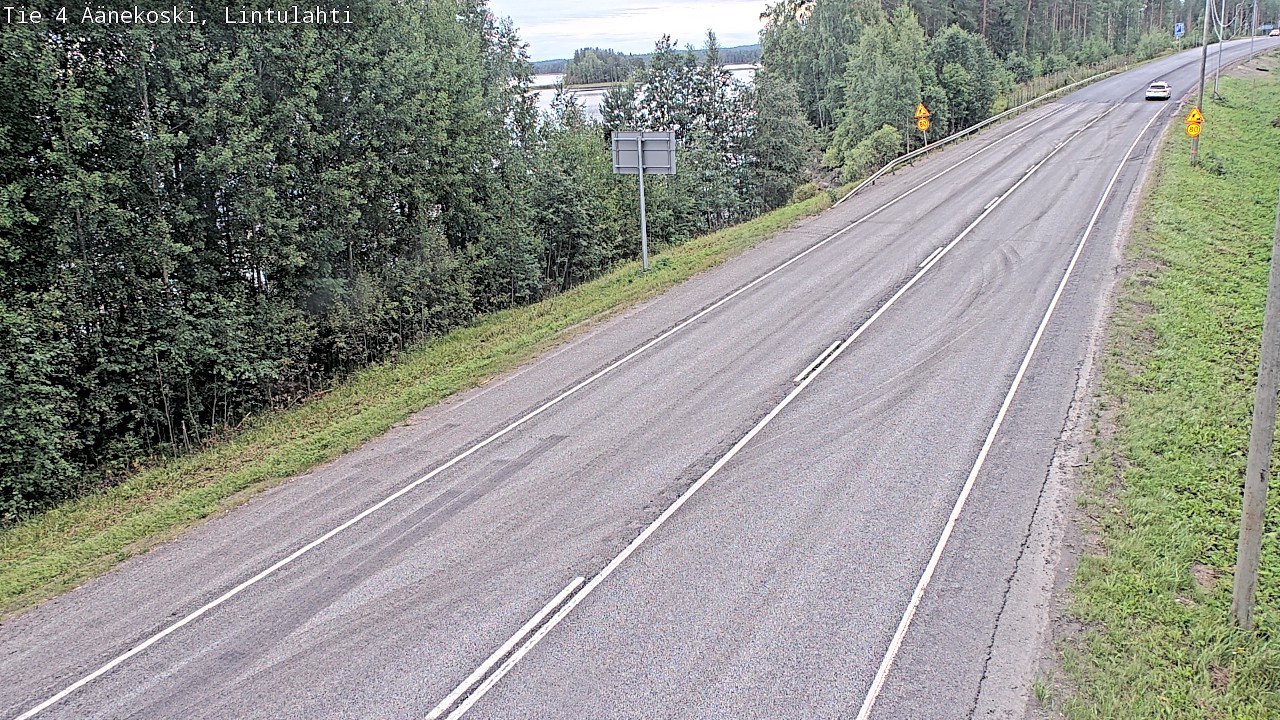 Weather Camera Image Road 4 Äänekoski, Lintulahti, Äänekoski, Keski-Suomi
