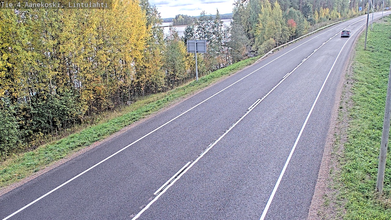 Weather Camera Image Road 4 Äänekoski, Lintulahti, Äänekoski, Keski-Suomi