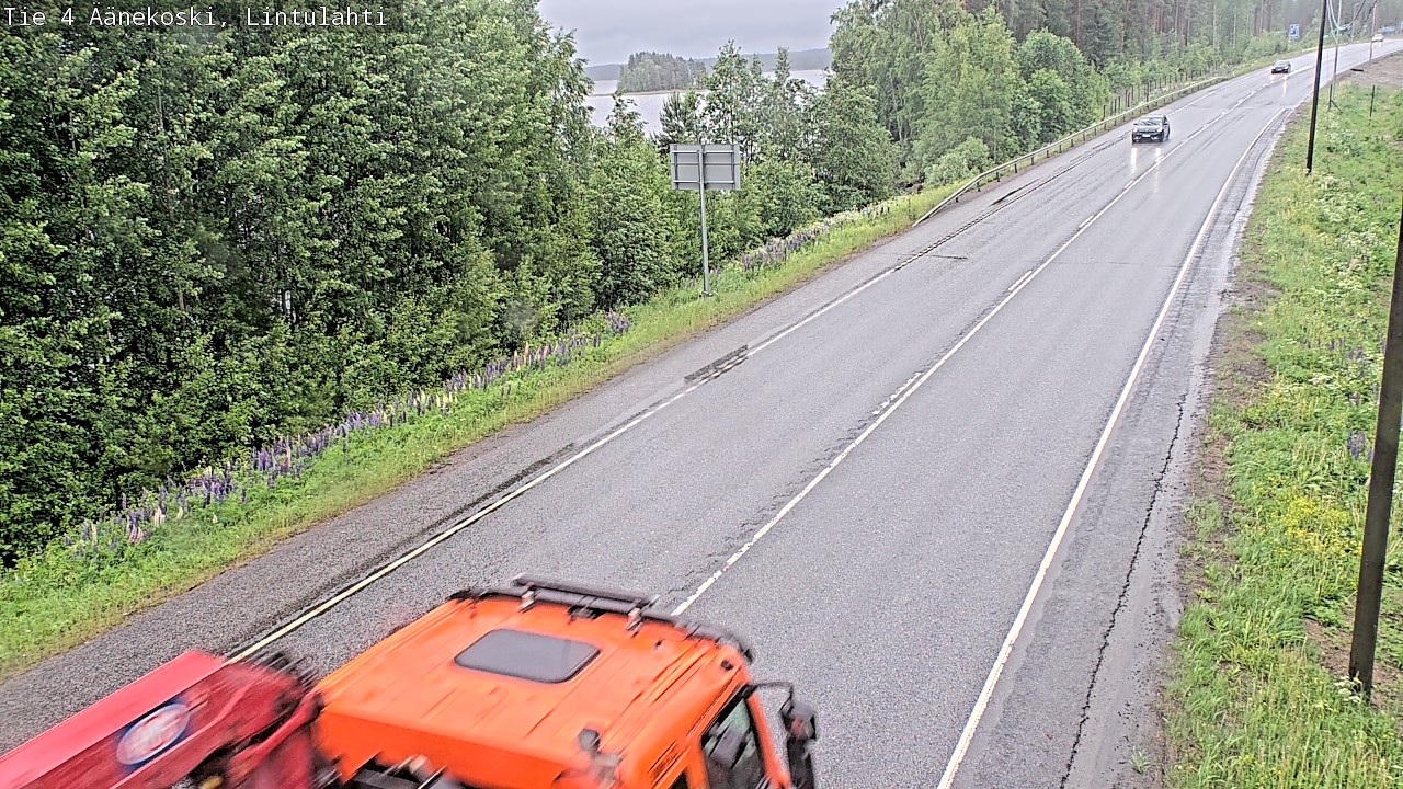 Weather Camera Image Väg 4 Äänekoski, Lintulahti, Äänekoski, Keski-Suomi