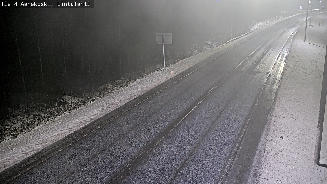 Weather Camera Image Väg 4 Äänekoski, Lintulahti, Äänekoski, Keski-Suomi