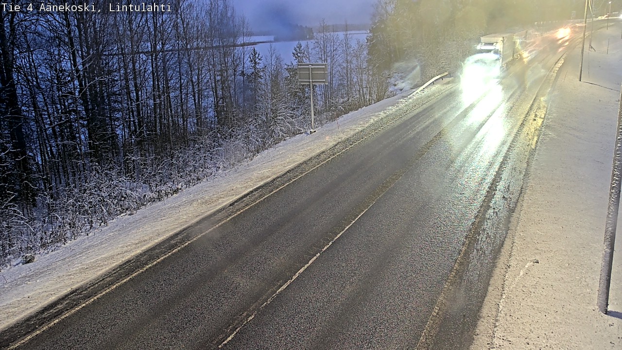Weather Camera Image Väg 4 Äänekoski, Lintulahti, Äänekoski, Keski-Suomi