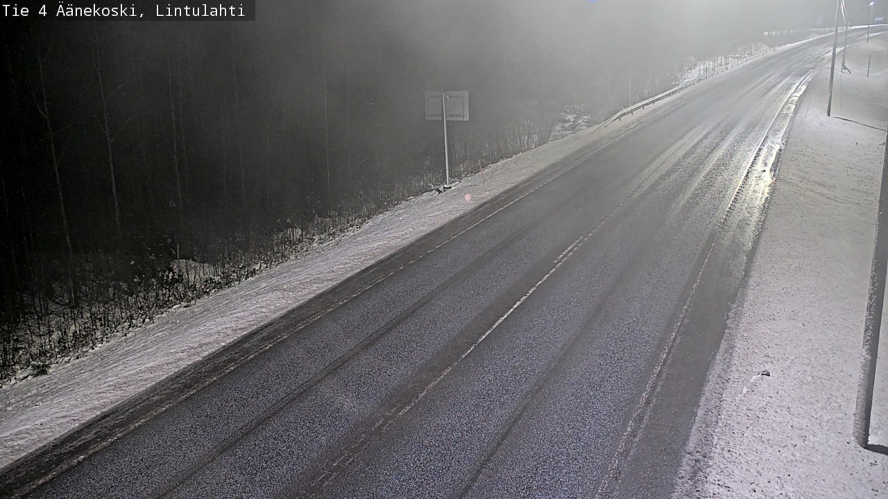Weather Camera Image Väg 4 Äänekoski, Lintulahti, Äänekoski, Keski-Suomi