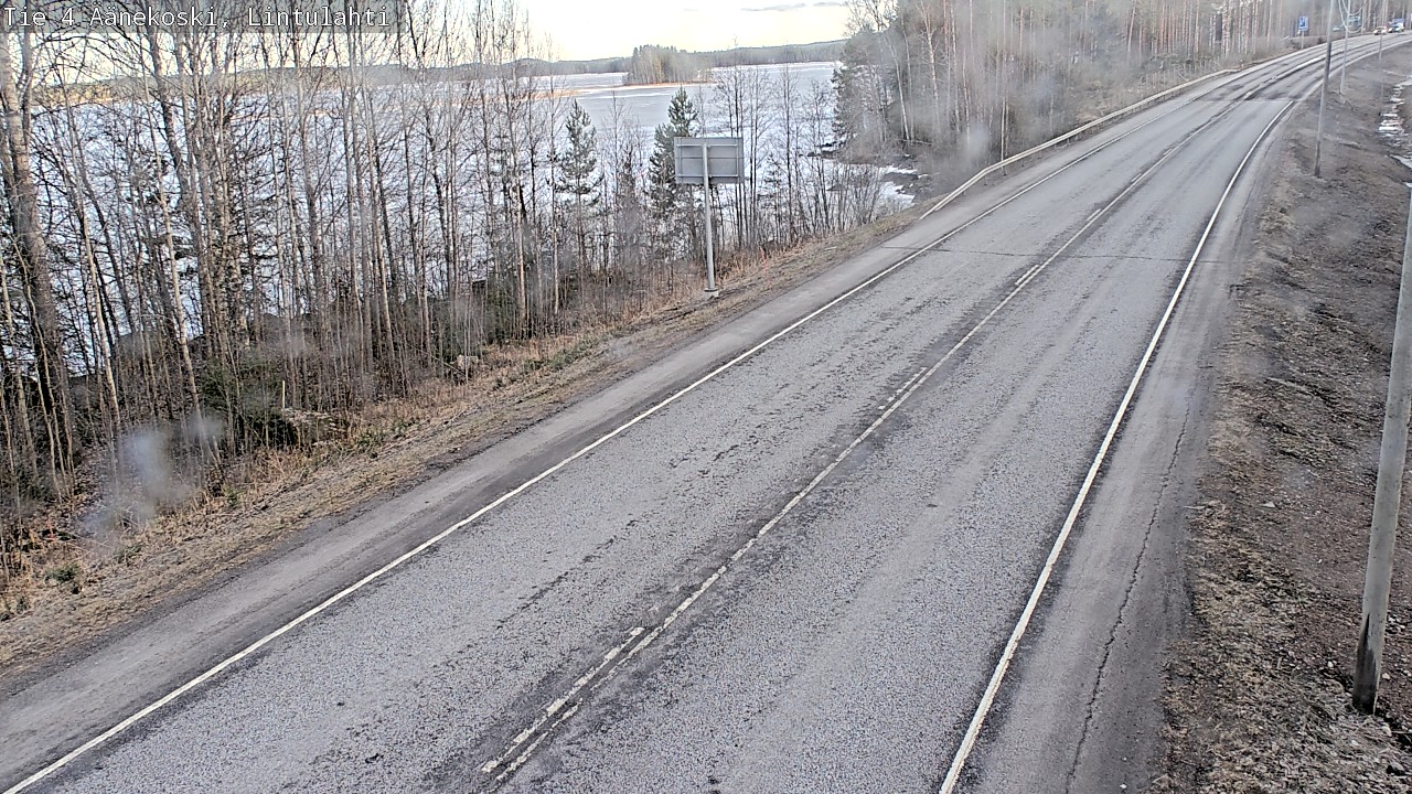 Weather Camera Image Road 4 Äänekoski, Lintulahti, Äänekoski, Keski-Suomi
