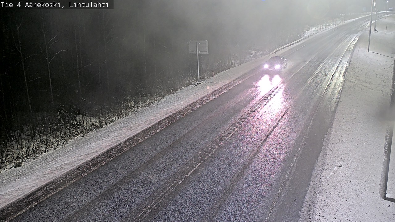Weather Camera Image Väg 4 Äänekoski, Lintulahti, Äänekoski, Keski-Suomi