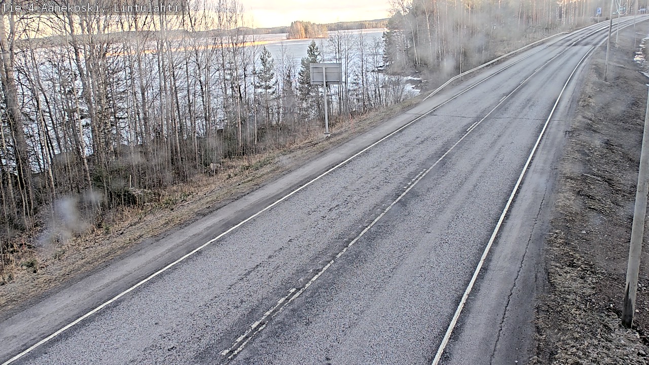Weather Camera Image Road 4 Äänekoski, Lintulahti, Äänekoski, Keski-Suomi