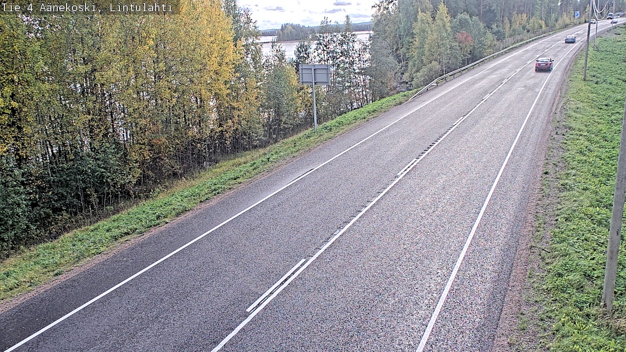 Weather Camera Image Road 4 Äänekoski, Lintulahti, Äänekoski, Keski-Suomi
