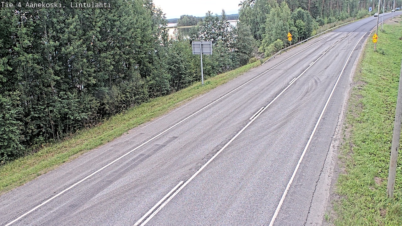 Weather Camera Image Road 4 Äänekoski, Lintulahti, Äänekoski, Keski-Suomi