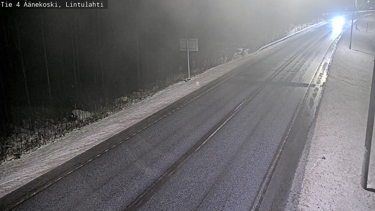 Weather Camera Image Väg 4 Äänekoski, Lintulahti, Äänekoski, Keski-Suomi