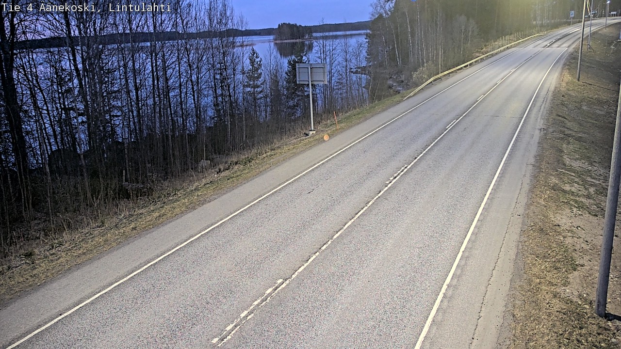 Weather Camera Image Road 4 Äänekoski, Lintulahti, Äänekoski, Keski-Suomi