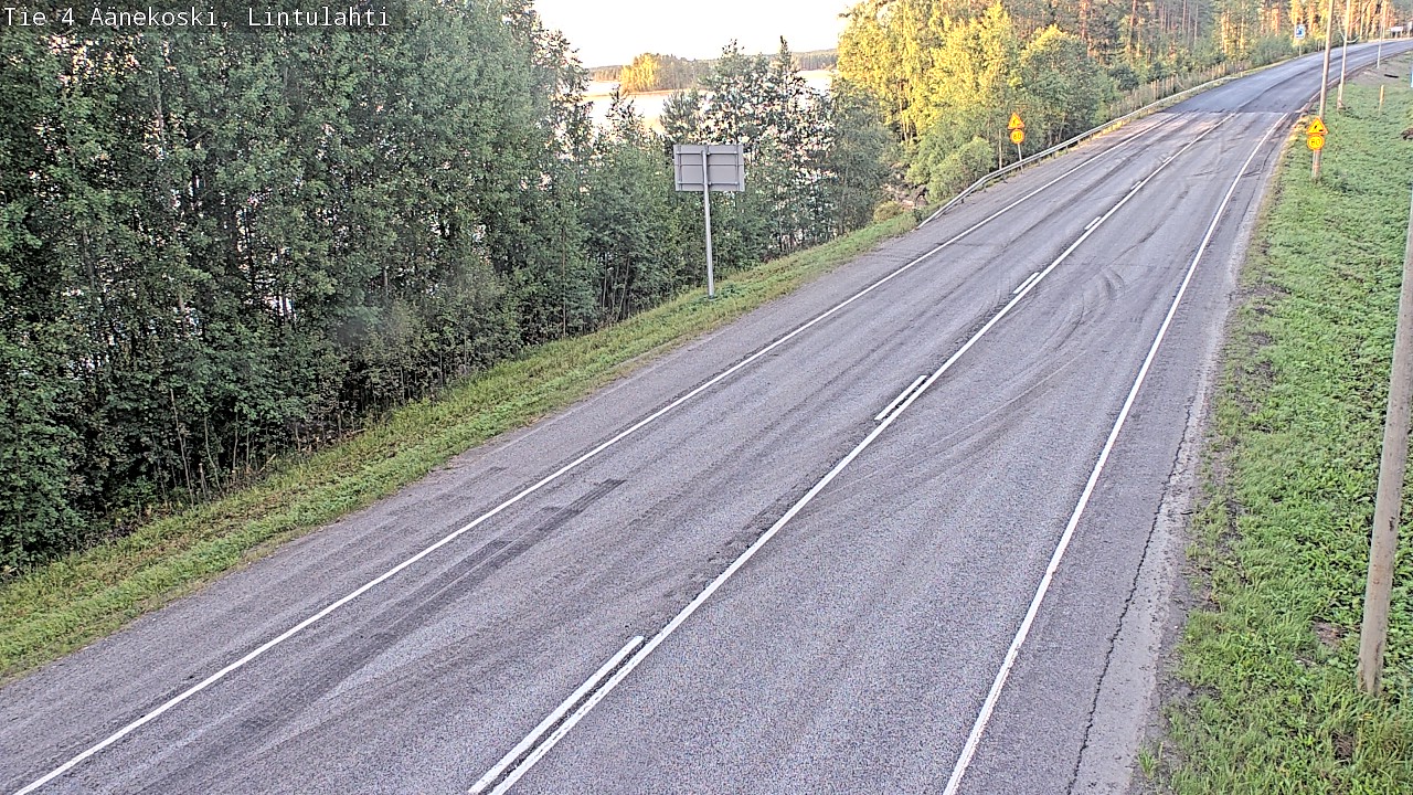 Weather Camera Image Road 4 Äänekoski, Lintulahti, Äänekoski, Keski-Suomi