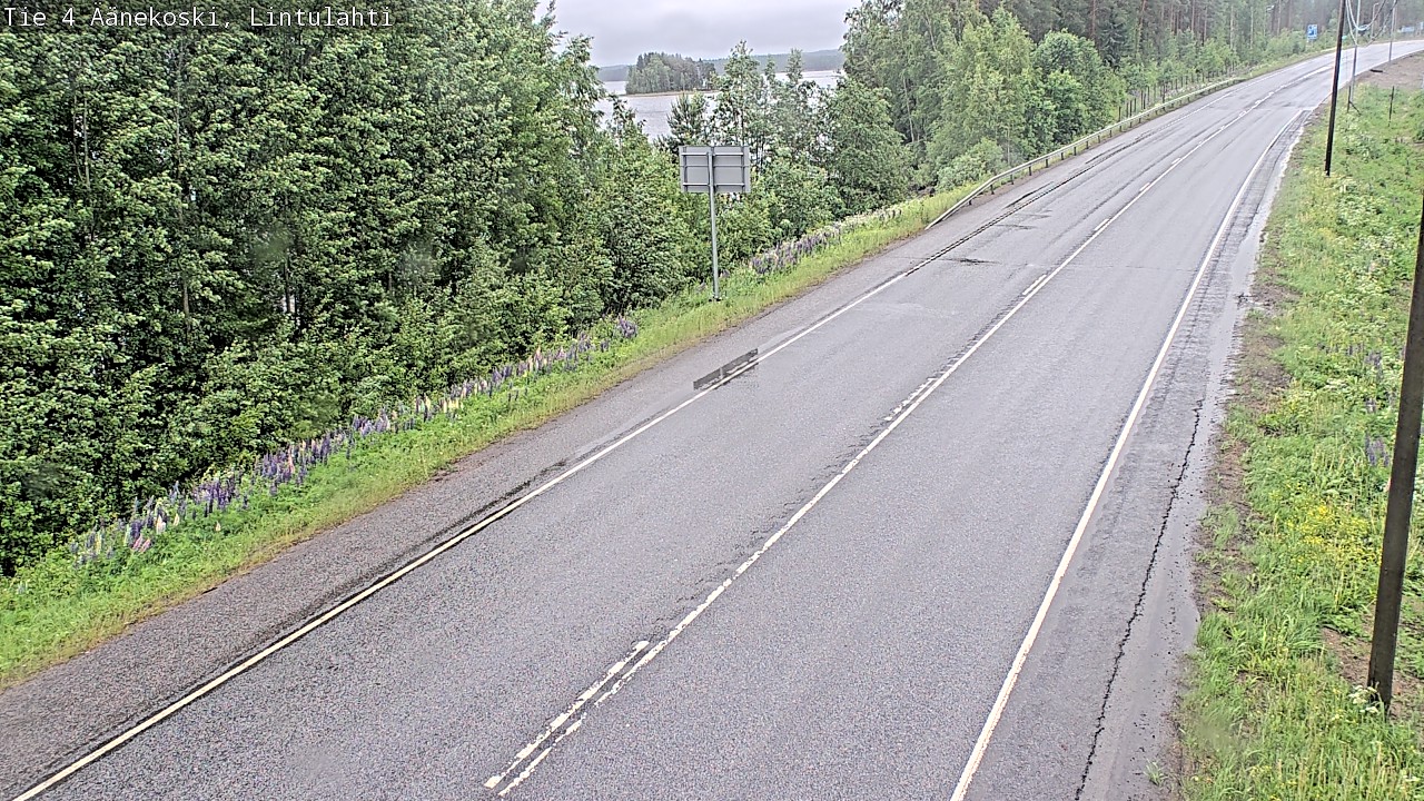 Weather Camera Image Road 4 Äänekoski, Lintulahti, Äänekoski, Keski-Suomi