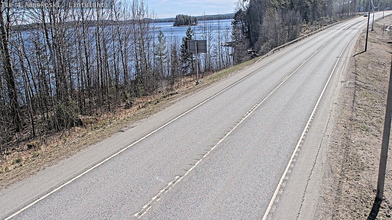 Weather Camera Image Väg 4 Äänekoski, Lintulahti, Äänekoski, Keski-Suomi