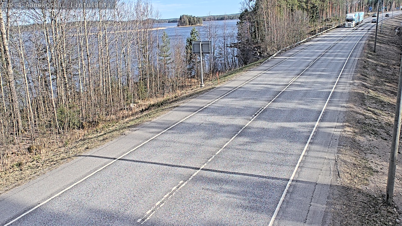 Weather Camera Image Väg 4 Äänekoski, Lintulahti, Äänekoski, Keski-Suomi
