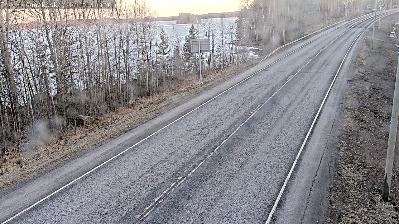 Weather Camera Image Road 4 Äänekoski, Lintulahti, Äänekoski, Keski-Suomi