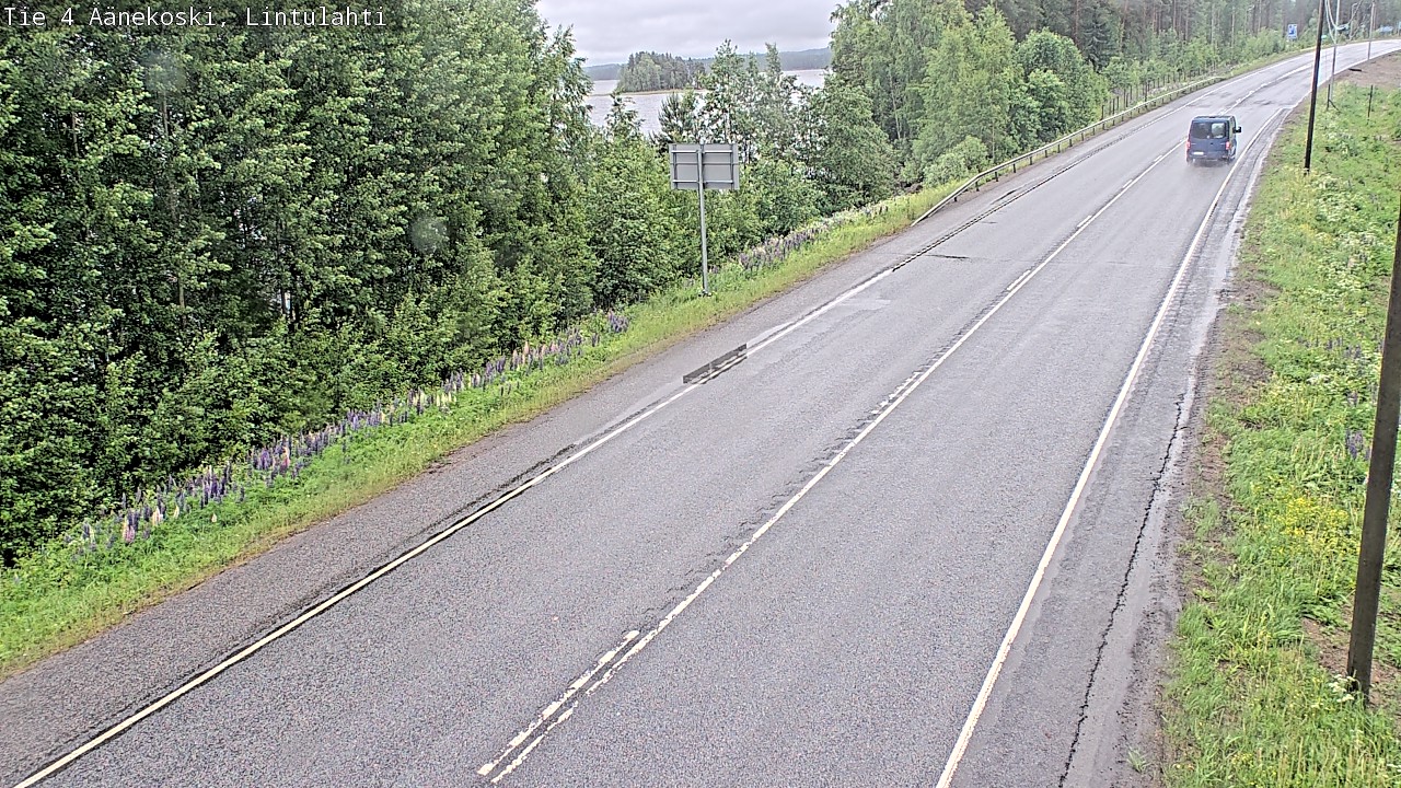 Weather Camera Image Väg 4 Äänekoski, Lintulahti, Äänekoski, Keski-Suomi