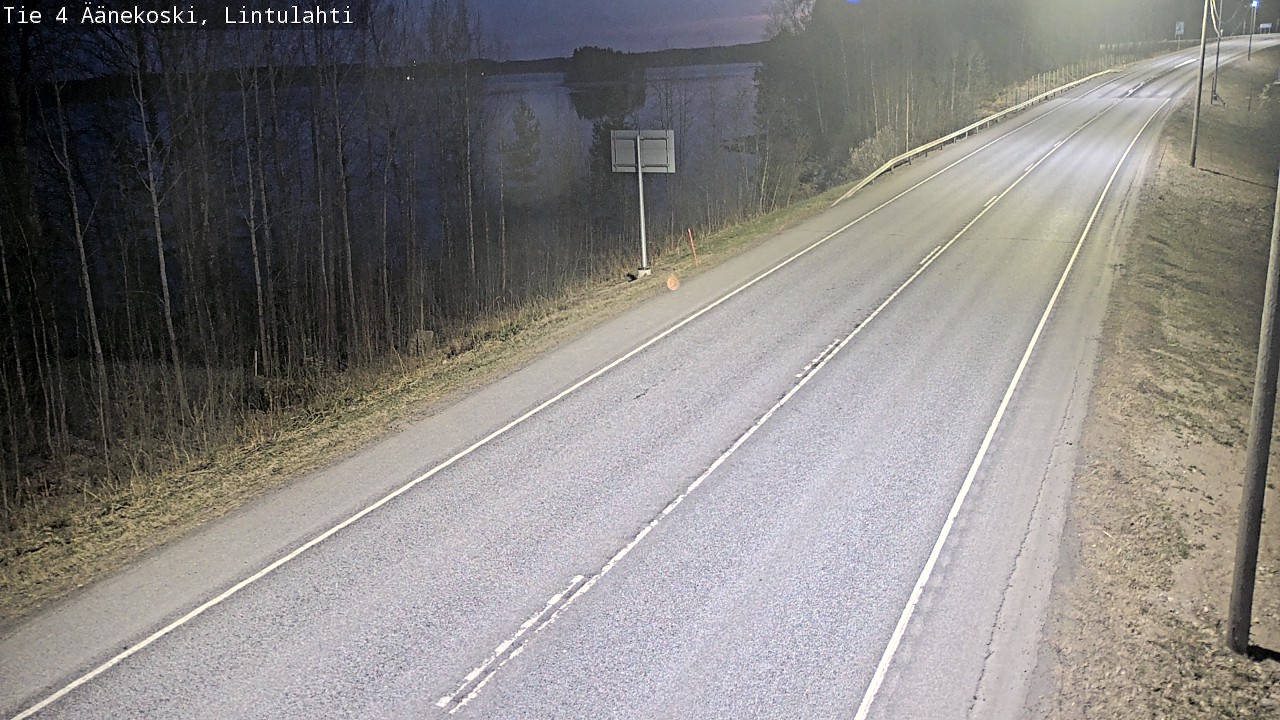 Weather Camera Image Väg 4 Äänekoski, Lintulahti, Äänekoski, Keski-Suomi