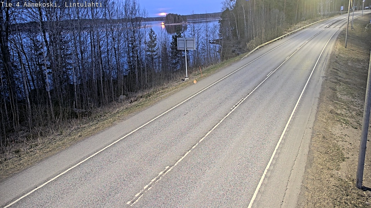Weather Camera Image Väg 4 Äänekoski, Lintulahti, Äänekoski, Keski-Suomi