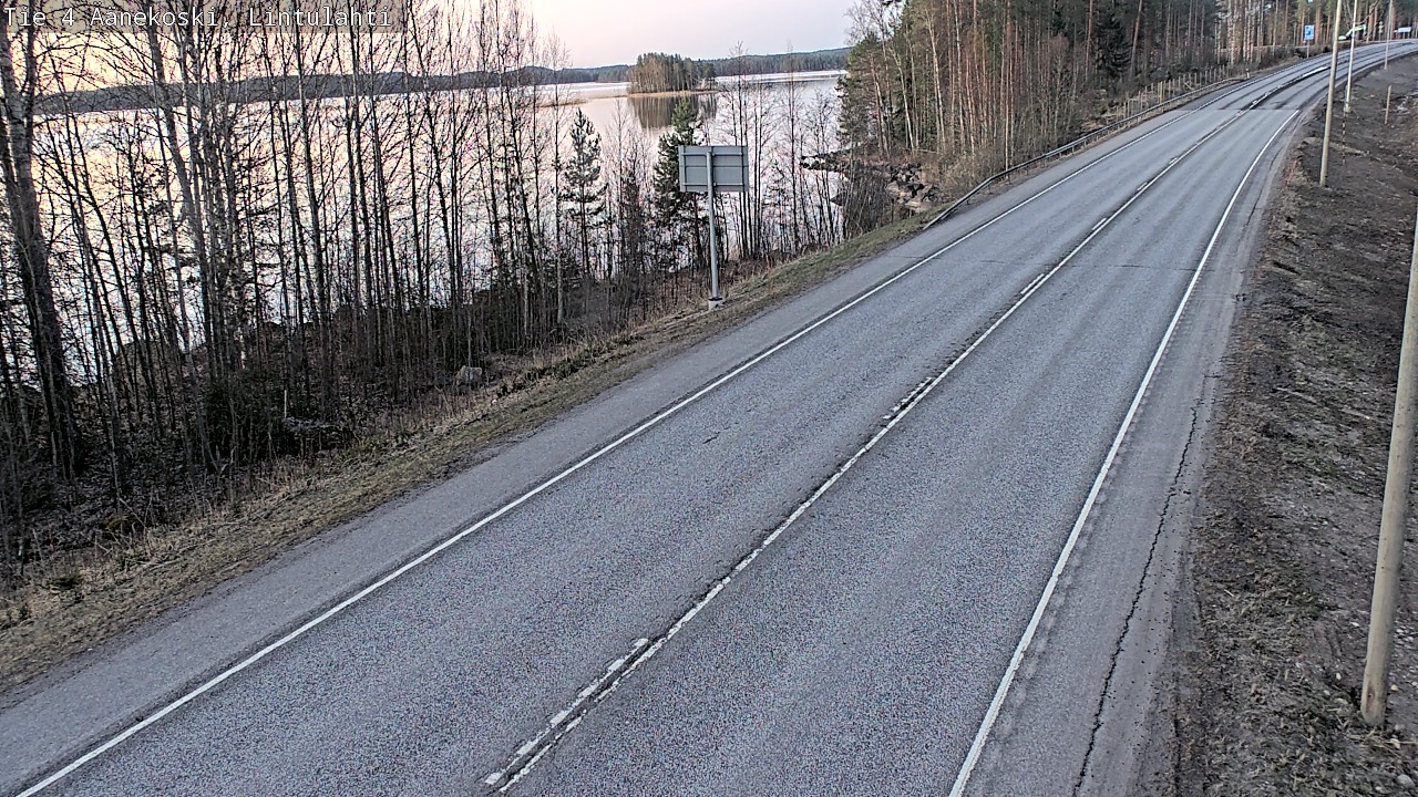 Weather Camera Image Väg 4 Äänekoski, Lintulahti, Äänekoski, Keski-Suomi