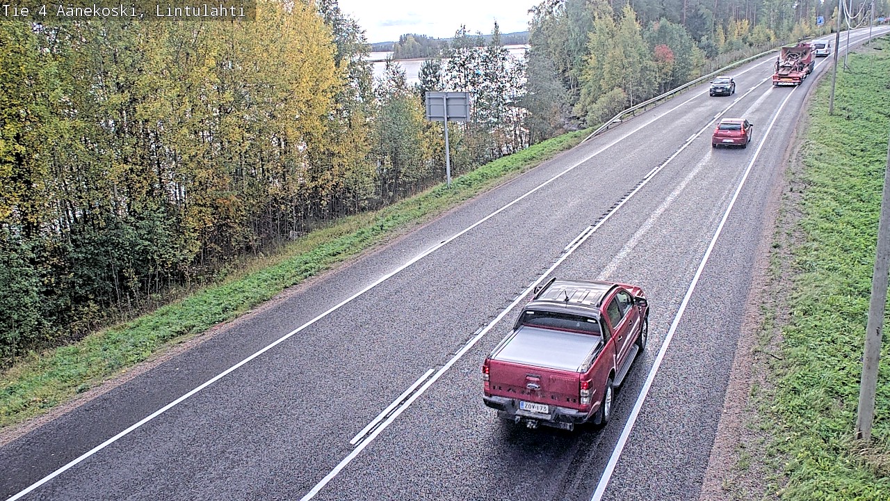 Weather Camera Image Road 4 Äänekoski, Lintulahti, Äänekoski, Keski-Suomi