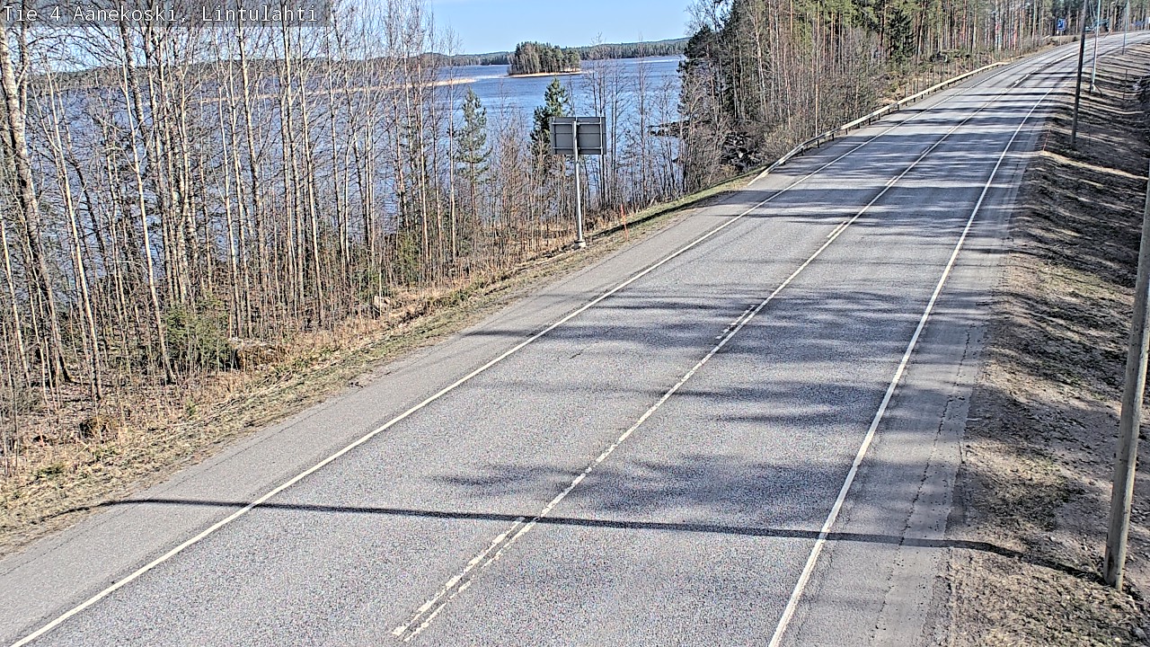 Weather Camera Image Väg 4 Äänekoski, Lintulahti, Äänekoski, Keski-Suomi