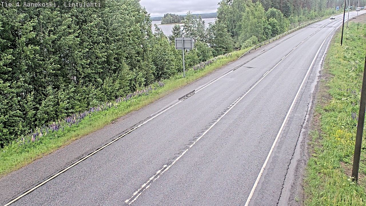 Weather Camera Image Väg 4 Äänekoski, Lintulahti, Äänekoski, Keski-Suomi