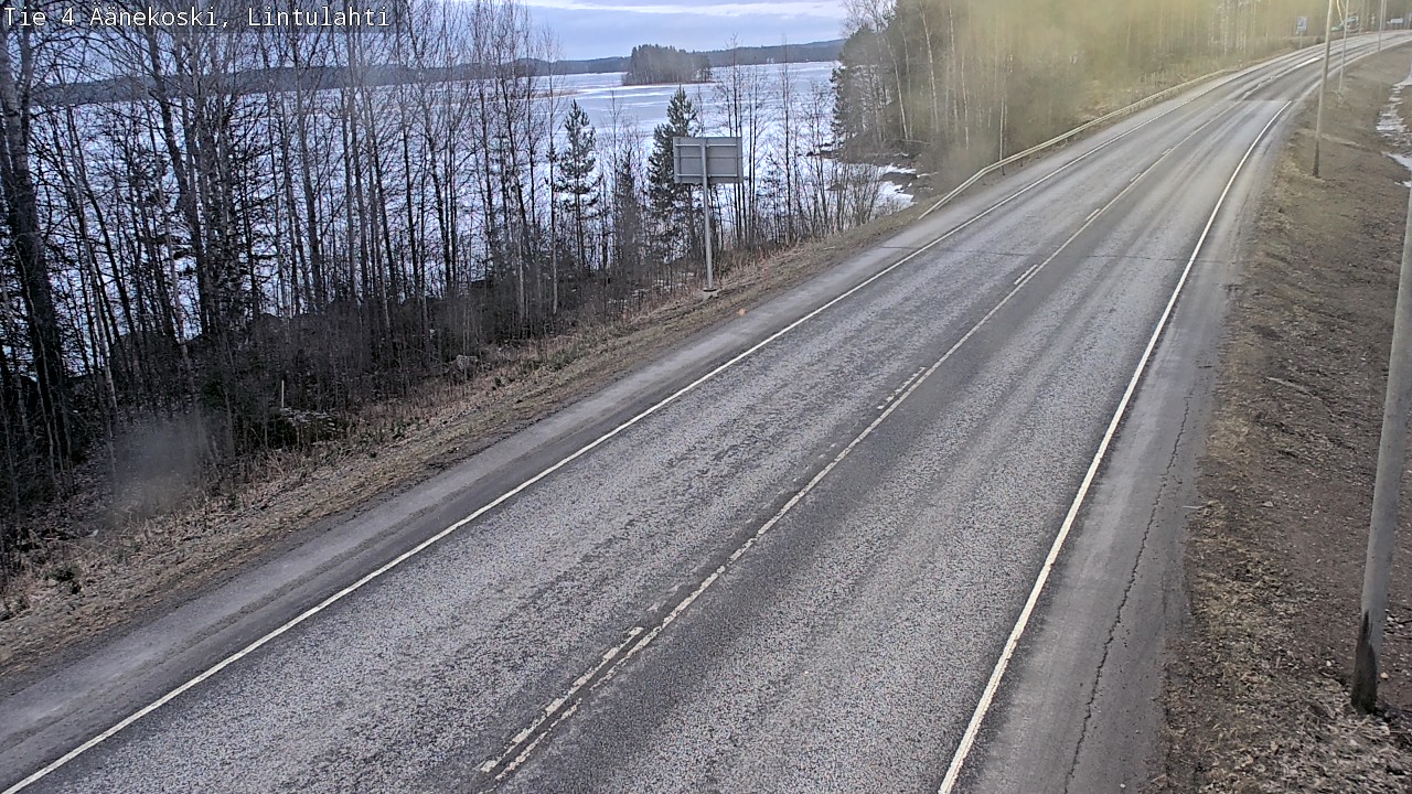 Weather Camera Image Road 4 Äänekoski, Lintulahti, Äänekoski, Keski-Suomi
