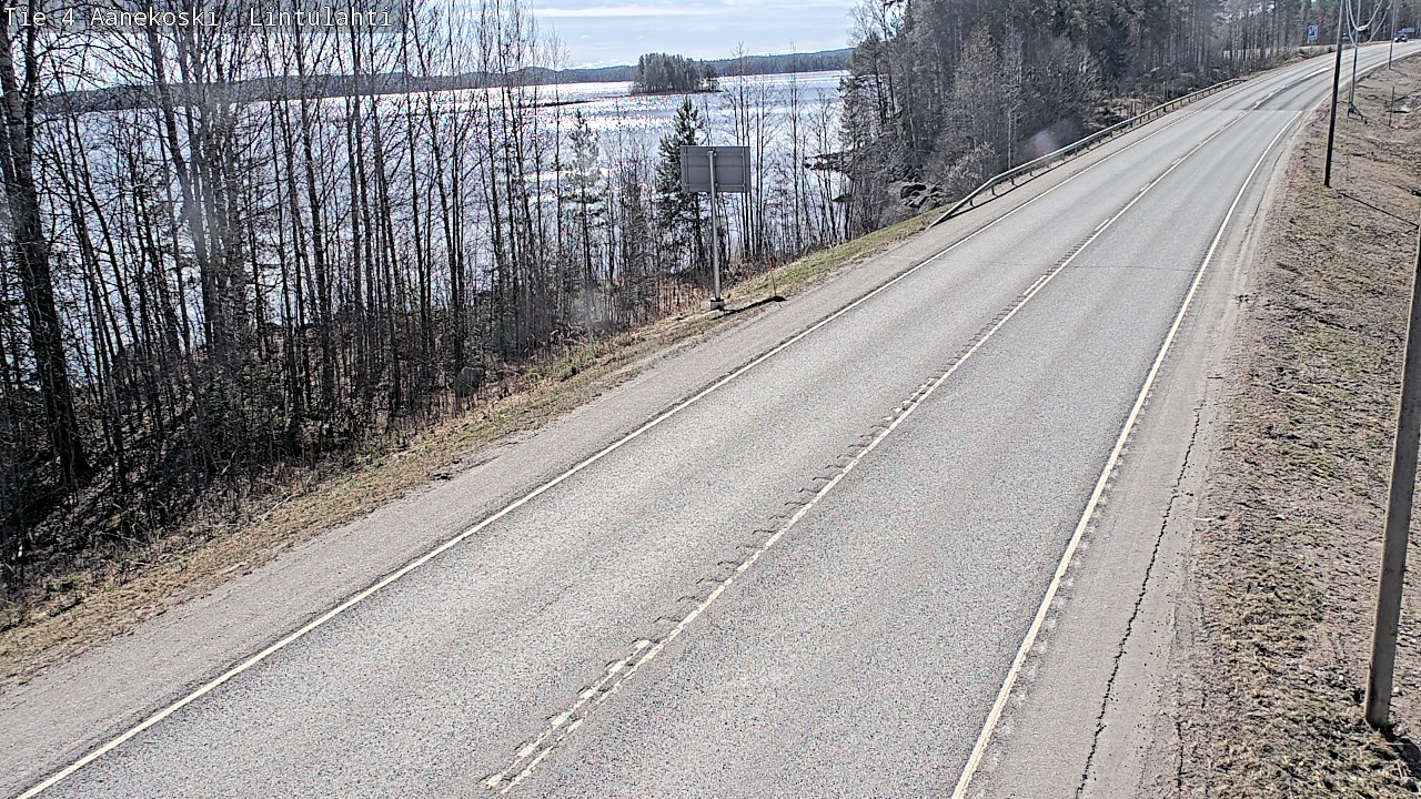 Weather Camera Image Väg 4 Äänekoski, Lintulahti, Äänekoski, Keski-Suomi