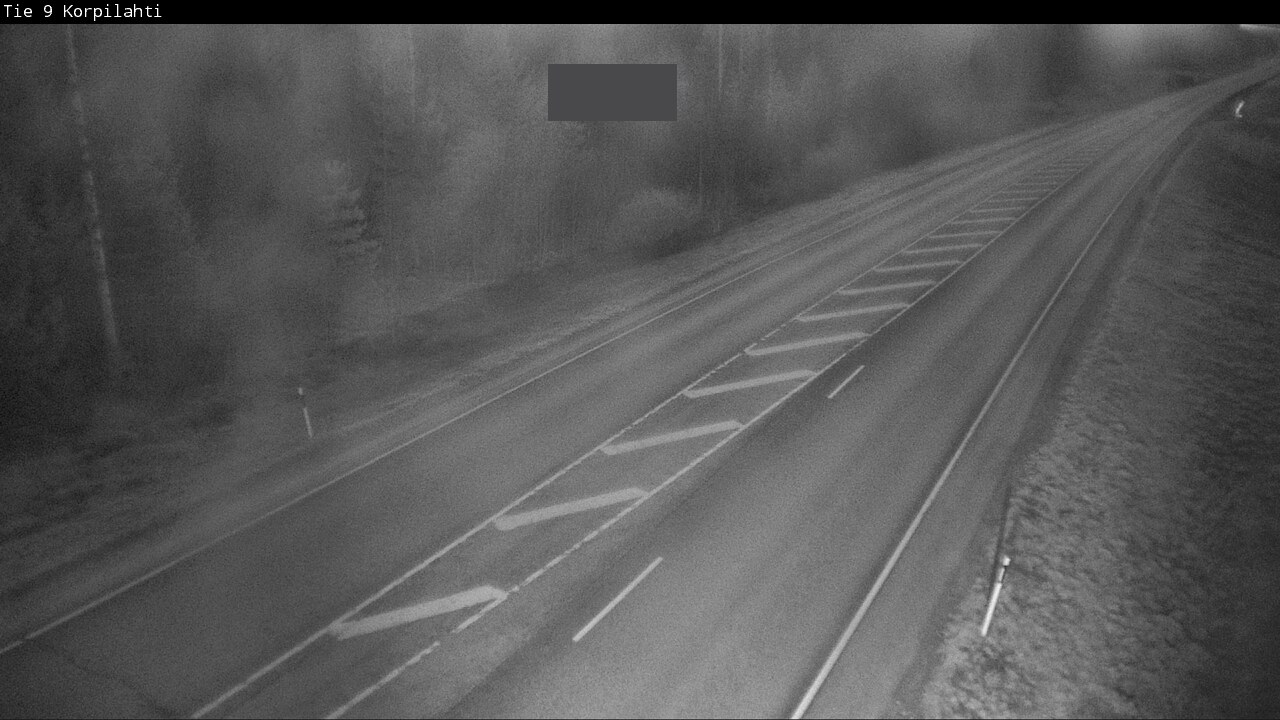 Weather Camera Image Väg 9 Jyväskylä, Korpilahti, Jyväskylä, Keski-Suomi