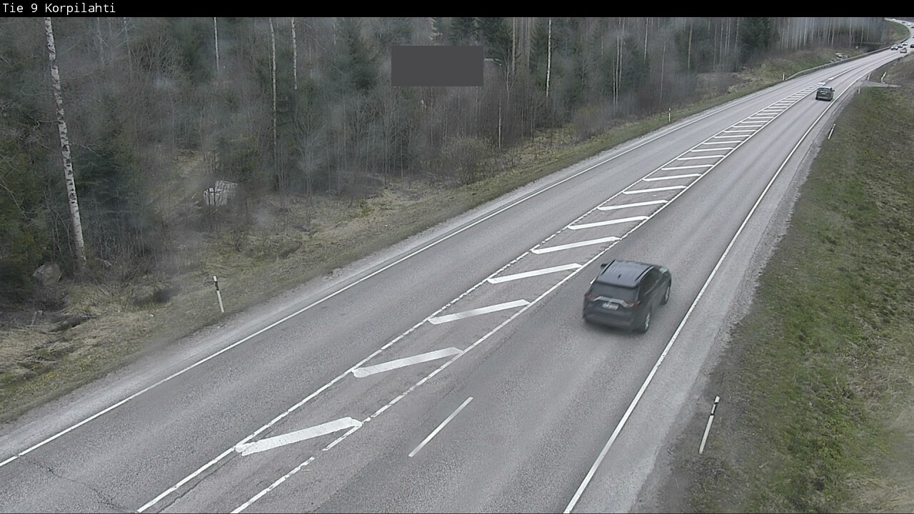 Weather Camera Image Road 9  Jyväskylä, Korpilahti, Jyväskylä, Keski-Suomi