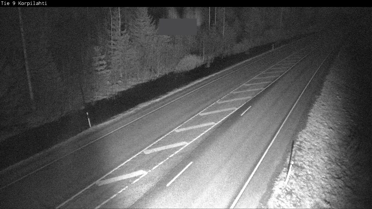 Weather Camera Image Väg 9 Jyväskylä, Korpilahti, Jyväskylä, Keski-Suomi