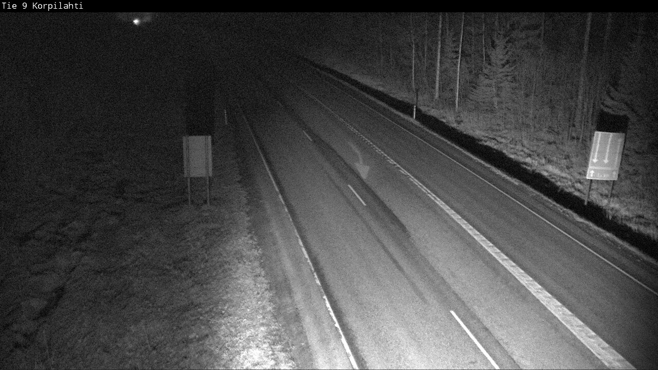 Weather Camera Image Väg 9 Jyväskylä, Korpilahti, Jyväskylä, Keski-Suomi