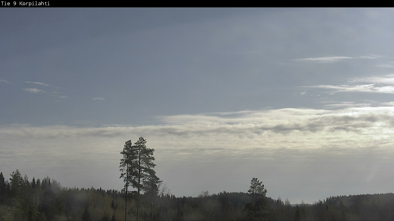Weather Camera Image Väg 9 Jyväskylä, Korpilahti, Jyväskylä, Keski-Suomi