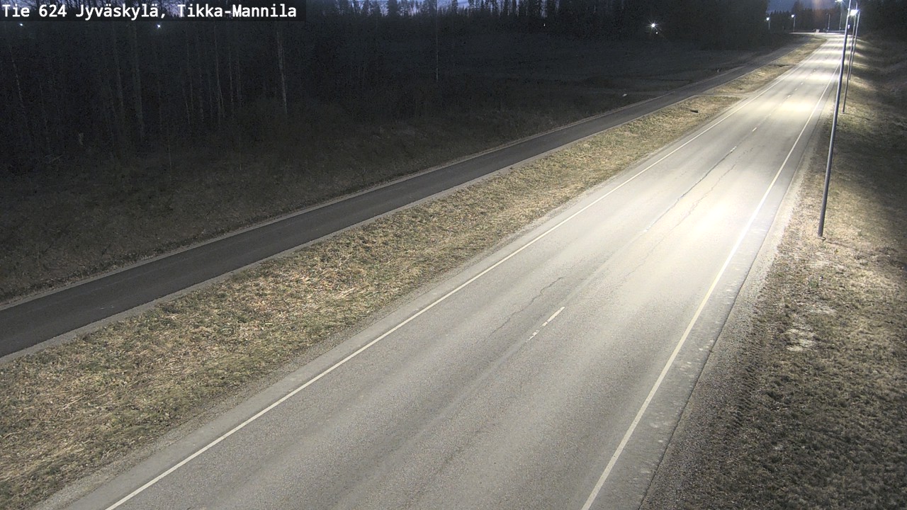 Weather Camera Image Road 624 Jyväskylä, Tikka-Mannila, Jyväskylä, Keski-Suomi