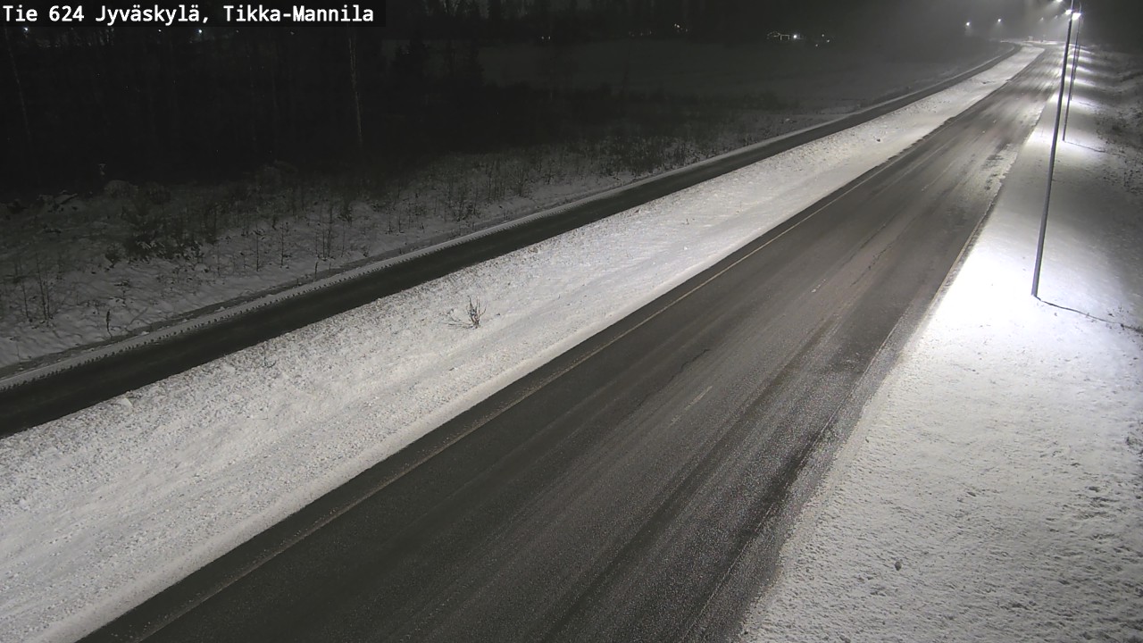Weather Camera Image Road 624 Jyväskylä, Tikka-Mannila, Jyväskylä, Keski-Suomi