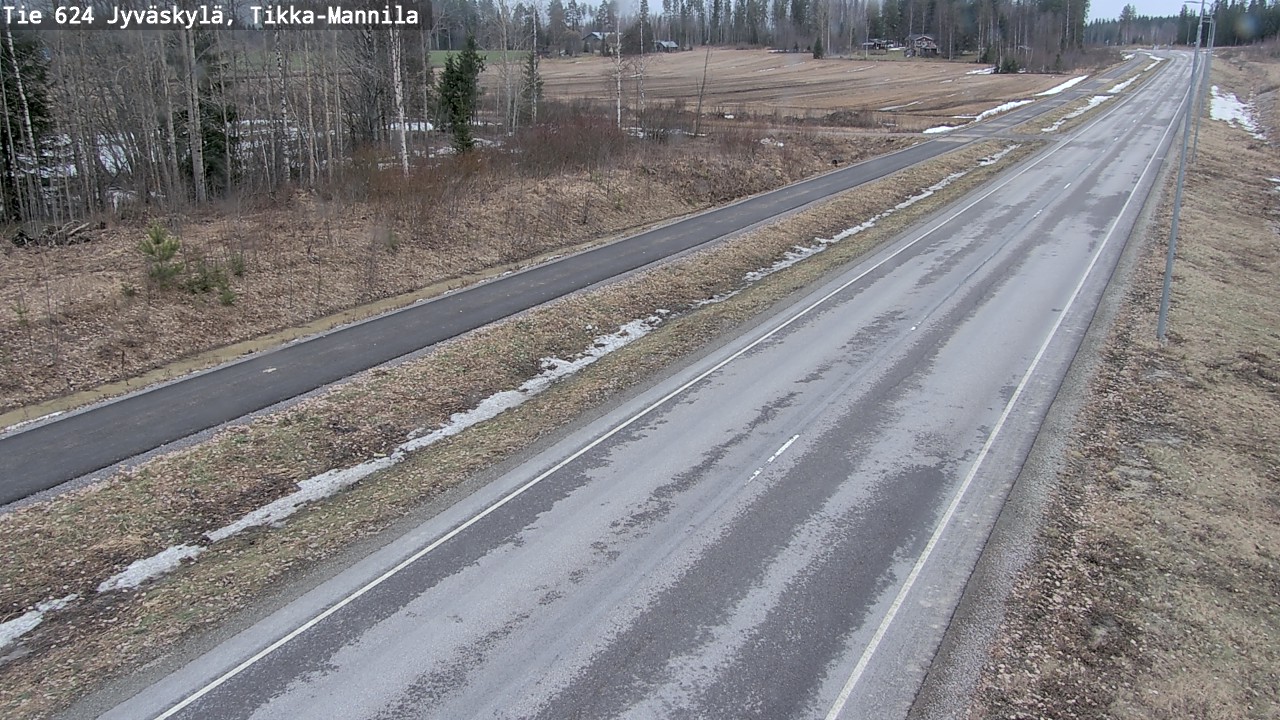 Kelikamerat Kuva Tie 624 Jyväskylä, Tikka-Mannila, Jyväskylä, Keski-Suomi