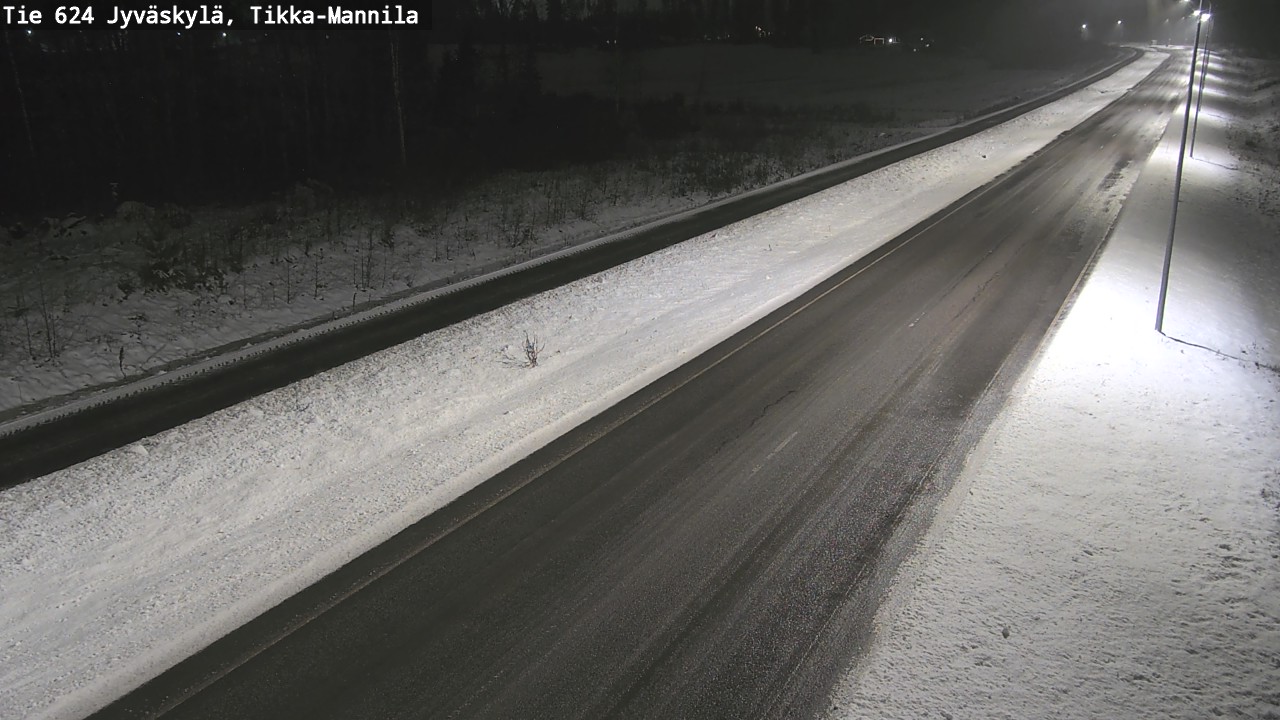 Weather Camera Image Road 624 Jyväskylä, Tikka-Mannila, Jyväskylä, Keski-Suomi