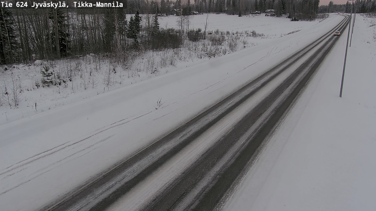 Kelikamerat Kuva Tie 624 Jyväskylä, Tikka-Mannila, Jyväskylä, Keski-Suomi