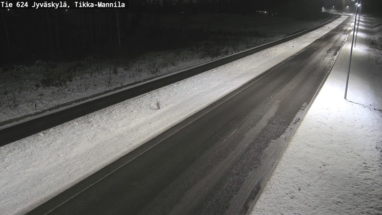 Weather Camera Image Road 624 Jyväskylä, Tikka-Mannila, Jyväskylä, Keski-Suomi