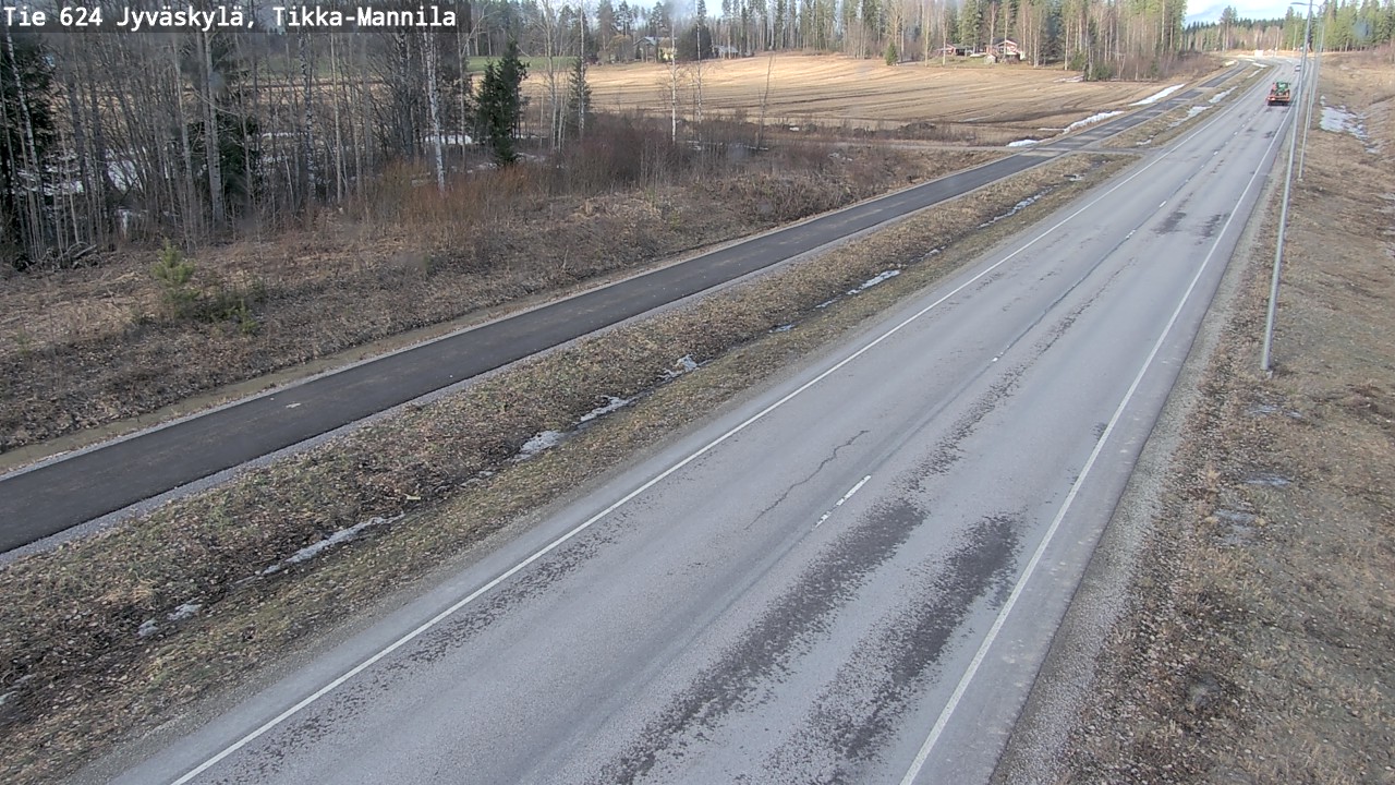 Weather Camera Image Väg 624 Jyväskylä, Tikka-Mannila, Jyväskylä, Keski-Suomi